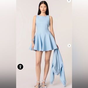 Maje NWT Elegant Blue Sleeveless Dress